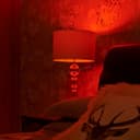 5w LED Red GLS Light Bulb B22 Bayonet Cap