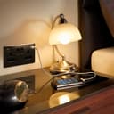Polished Black Nickel USB Double Wall Plug Socket 2 Gang 13A with 2 USB Charger Port Outlets Plate N776GME