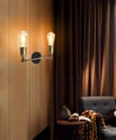 Modern Vintage Industrial Antique Brass Adjustable Double Arm Wall Light Lamp
