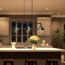 Industrial Suspended Ceiling Pendant 3 Lamp Black Metal Vintage Light Fitting 