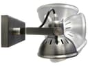 Vintage Twin Wall Light Dark Grey Pewter Finish Adjustable Swivel Spot Wall Light