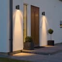 Black Stainless Steel Single Outdoor Wall Light IP65 ZLC018B