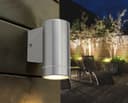 6w LED Single Stainless Steel Wall Light