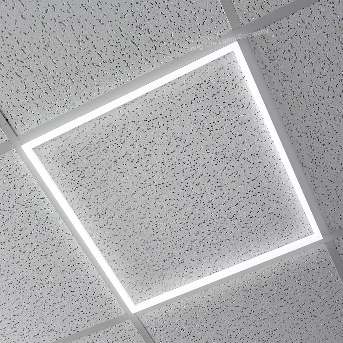 2 x 40w LED Recessed Ceiling Panel Frame Border Edge Light Cool White 6500k 600 x 600