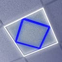 64W LED Recessed Ceiling Panel Frame Edge Light Blue and 6500K Cool White 600×600 PFL03