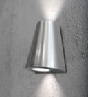 Cone Shape Up Down Outdoor Wall Light Stainless Steel Finish Exterior Double Downlighter ZLC069AB 