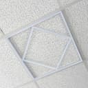 64W LED Recessed Ceiling Panel Frame Edge Light Blue and 6500K Cool White 600×600 PFL03