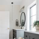 Metal Ceiling Pull Cord Light Switch 1 Way 6A Black Nickel PU04