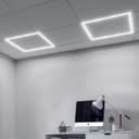 48w Ceiling Edge Lit LED Panel 600 x 600 Recessed Border Frame Light 6500K PHFL48WCW