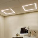 48w Ceiling Edge Lit LED Panel 600 x 600 Recessed Border Frame Light 3000K PHFL48WWW