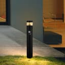 3W LED PIR Sensor Bollard Outdoor Garden Spike Light Black Stainless Steel 3000K IP54 ZLCA05