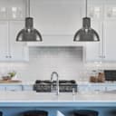 Modern Vintage Ceiling Smoked Grey Glass Pendant Lamp M0222