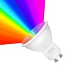 7w LED GU10 Colour Changing Bulbs | Auto Fade COB High Brightness Mood