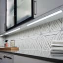 24w LED T5 Under Cabinet Link Light 6000k Cool White 220-240v AC Pack of 3 x 575mm with Plug UC575