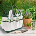 Garden Tool Bag Organizer Heavy Duty 8 Pocket Gardening Hand Tool Storage GTB02