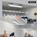 LED Magnetic USB Rechargeable Under Cabinet Night Lights with Touch Sensor Cool White RNL02