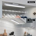 LED Magnetic USB Rechargeable Under Cabinet Night Lights With Touch Sensor Cool White RNL03