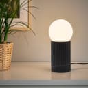Modern Opaque Globe Opal Sphere Glass Table Lamp H3014