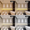 8W Fire Rated Downlights Dimmable Black