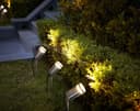 Garden Outdoor Spike Light Stainless Steel Clear Diffuser IP65 Ground Pathway Lighting 240v ZLC352