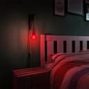 6W LED RED Light Bulb E27 Screw Cap Glass A60