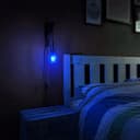6W LED BLUE Light Bulb E27 Screw Cap Glass A60