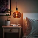 4w LED Decorative Metallic Glass Apple Copper Coil Filament Light Bulb E27 COPPERAPPLE