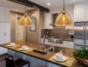 Modern Vintage Ceiling Hanging Brass Amber Glass Pendant Lamp Shade H3025