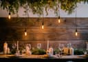 Vintage 4w LED Candle E27 Filament Light Bulb Edison Screw Smoked Gold Glass 2 Pack
