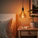 LED Vintage Classic Filament Light Bulb Gold Glass Tear Drop 4w E27 Coil R125