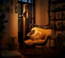 4w Vintage LED Over Sized Globe Glass Spiral Filament Bulb G200 E27 Smoked Grey
