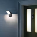 Modern 12W LED Black Outdoor Wall Light  Adjustable Cool White ZLC354BCW
