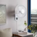 16 inch Oscillating Wall Fan Remote Control with Timer 3 Speed ‎WALL001