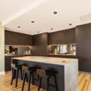 Black GU10 Fixed Fire Rated Downlight Can FRB03