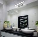 7w LED Bathroom Mirror Wall Light With Pull Cord Cool White 6500k IP20