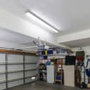60W LED Microwave Sensor Ceiling Batten Light Fitting 5 Feet Remote Control 6500k MSBL60