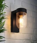 Modern Garden Outdoor Black Wall Light Lantern ZLC367B