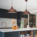 Industrial Ceiling Rustic Copper Pendant Light Barn Lamp Shade H3128