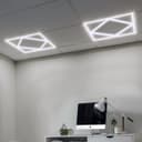 64w Border Line LED Diamond Panel 600 X 600 Recessed Ceiling Light 6500K PHFL64W02
