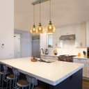 Vintage 3 Lights Ceiling Pendant Lamp Cluster Mini Glass Globe Shades Gold H3133