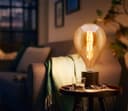 6W Pear Shape Antique Vintage LED E27 Smoked Glass Dimmable PS160DIM