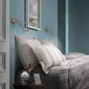 LED Indoor Bedside Reading Wall Light 2W 6000K Antique Brass H3143