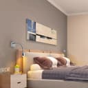 LED Indoor Bedside Reading Wall Light 2W 3000K Chrome H3144
