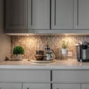 20W LED Under Cabinet Kitchen Lights Slim SQUARE Warm White 3000K Kit Of 4 UC04