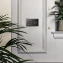 Light Switch 6 Gang 2 Way Polished Black Nickel Wall Switch Screwless Finish N310GME