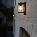 Outdoor Wall Light Black Lantern Clear Diffuser ZLC378 with LED 4w Warm