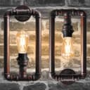 Vintage Industrial Water Pipe Wall Light Rustic Lamp 