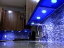 3w Blue GX53 LED Light Bulb Replacement For CFL Round
