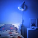 Ambient Fireglow 4w LED Golf Ball Blue Light Bulb E14 Clear Glass