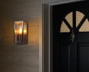 Rectangular Glass Outdoor Wall Light Lantern Stainless Steel Body ZLC083